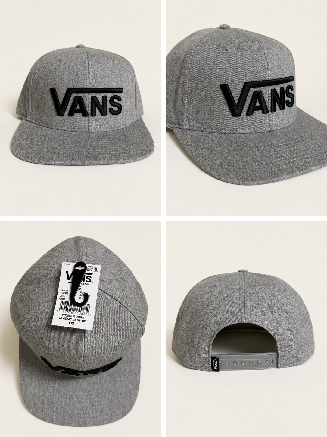 GORRA VANS PLOMA
