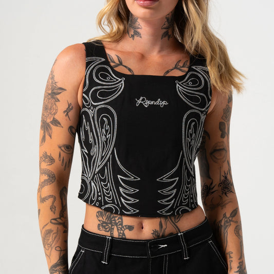 Howdy Corset Top (Black)