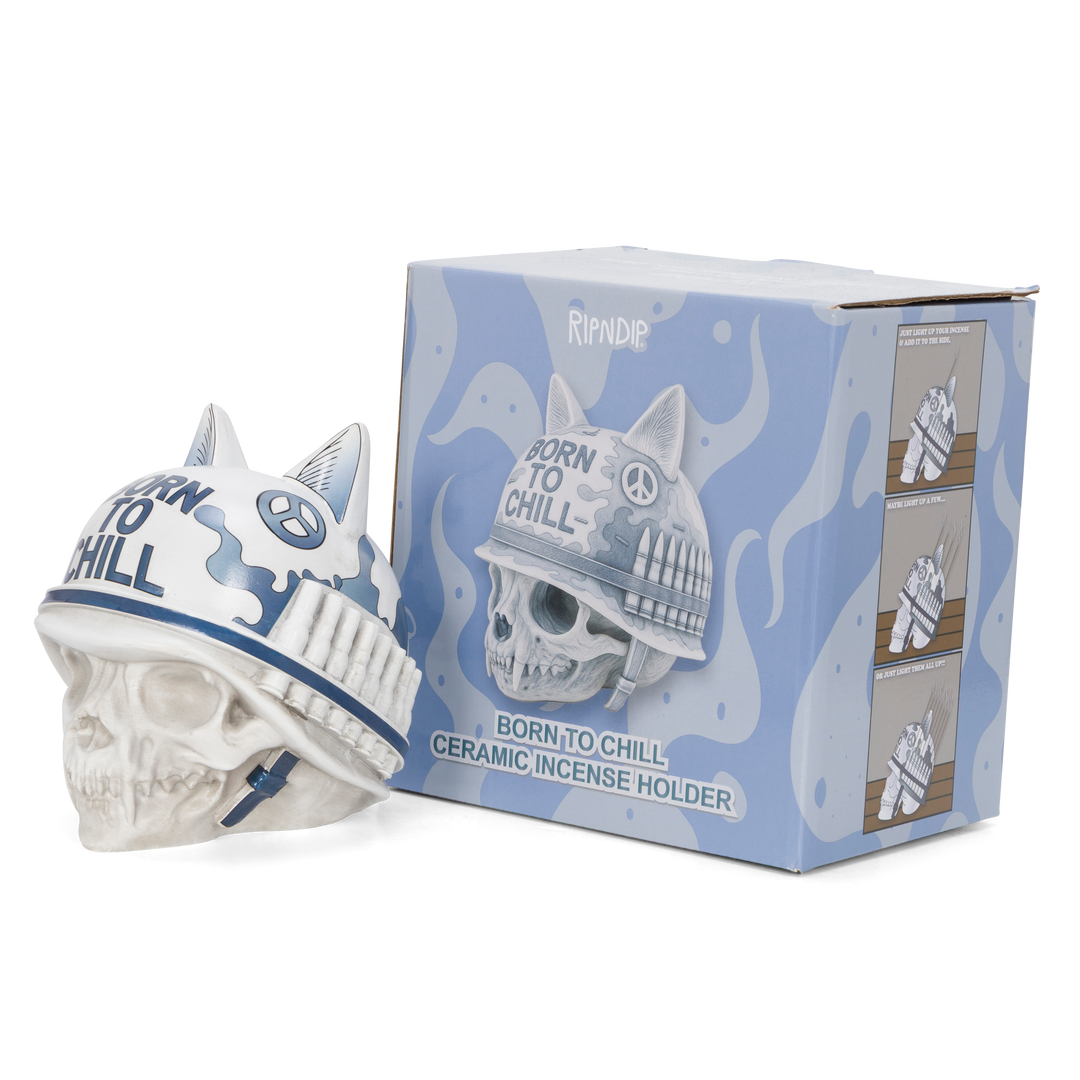 PORTA INCIENSO BORN TO CHILL CERAMIC (INDIGO)