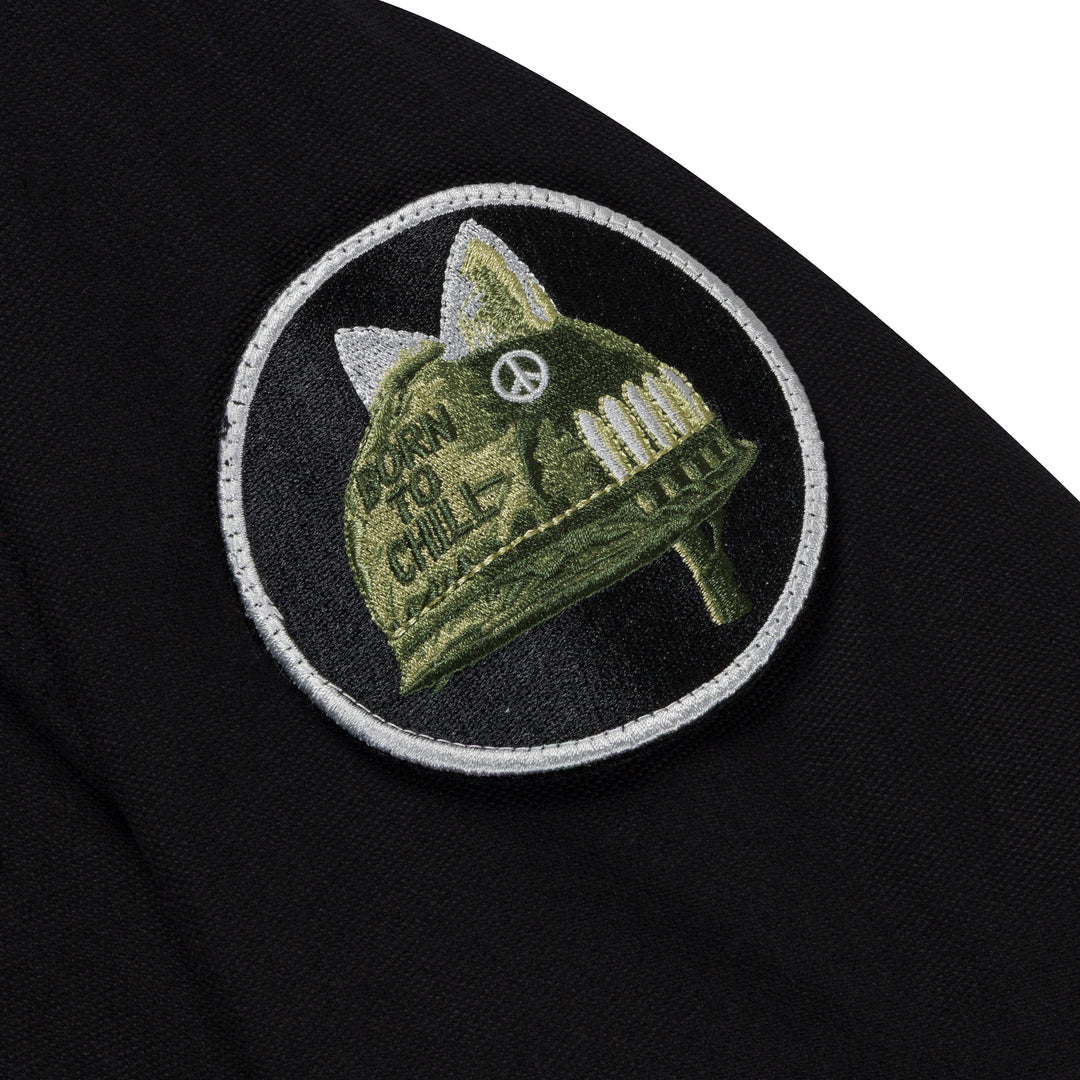 JACKET NINE LIVES MILITARY (BLACK)