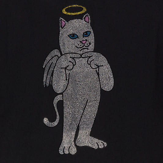 CAPUCHA ( CAT ANGEL) CON BRILLOS