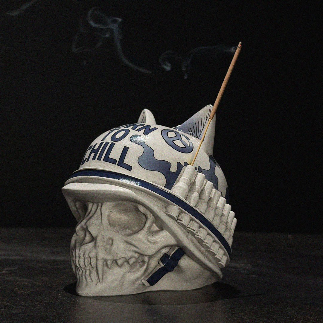 PORTA INCIENSO BORN TO CHILL CERAMIC (INDIGO)