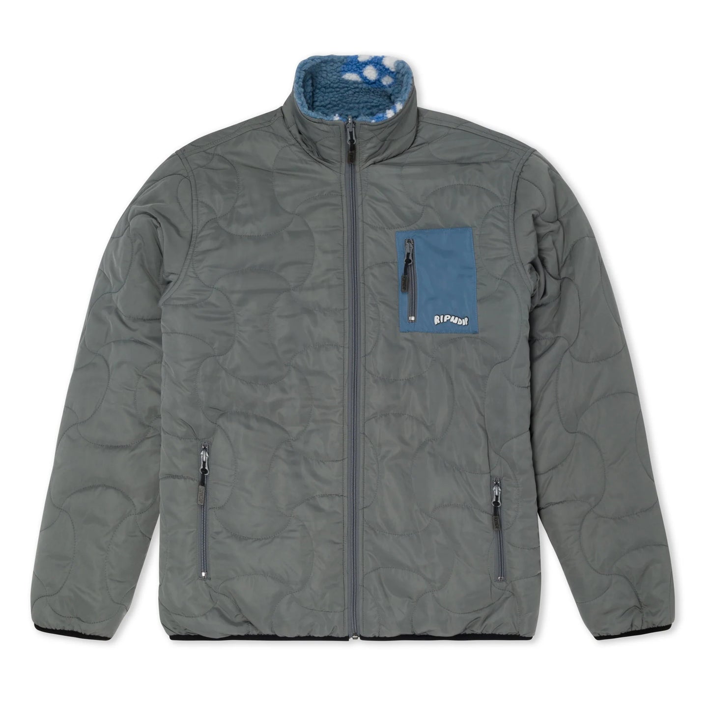 JACKET REVERSIBLE”EUPHORIA” (GRIS/AZUL)