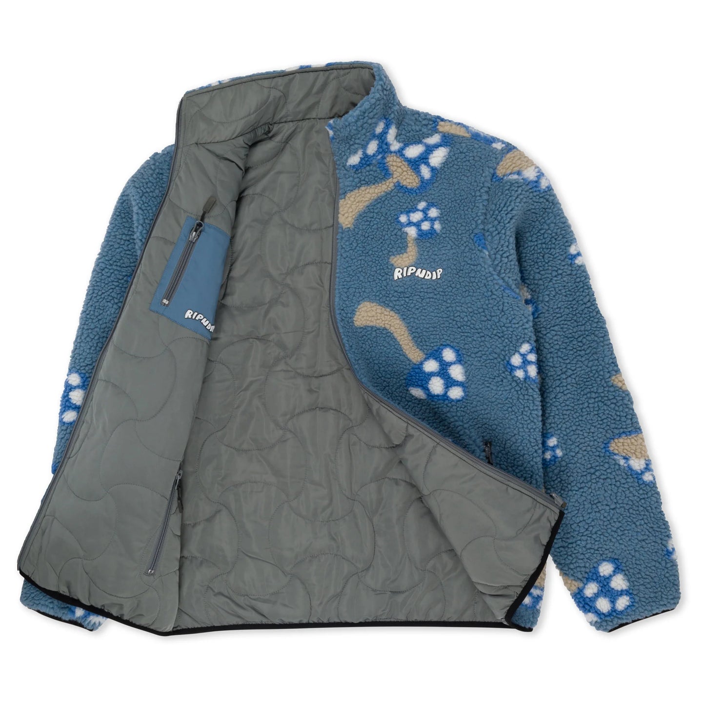 JACKET REVERSIBLE”EUPHORIA” (GRIS/AZUL)