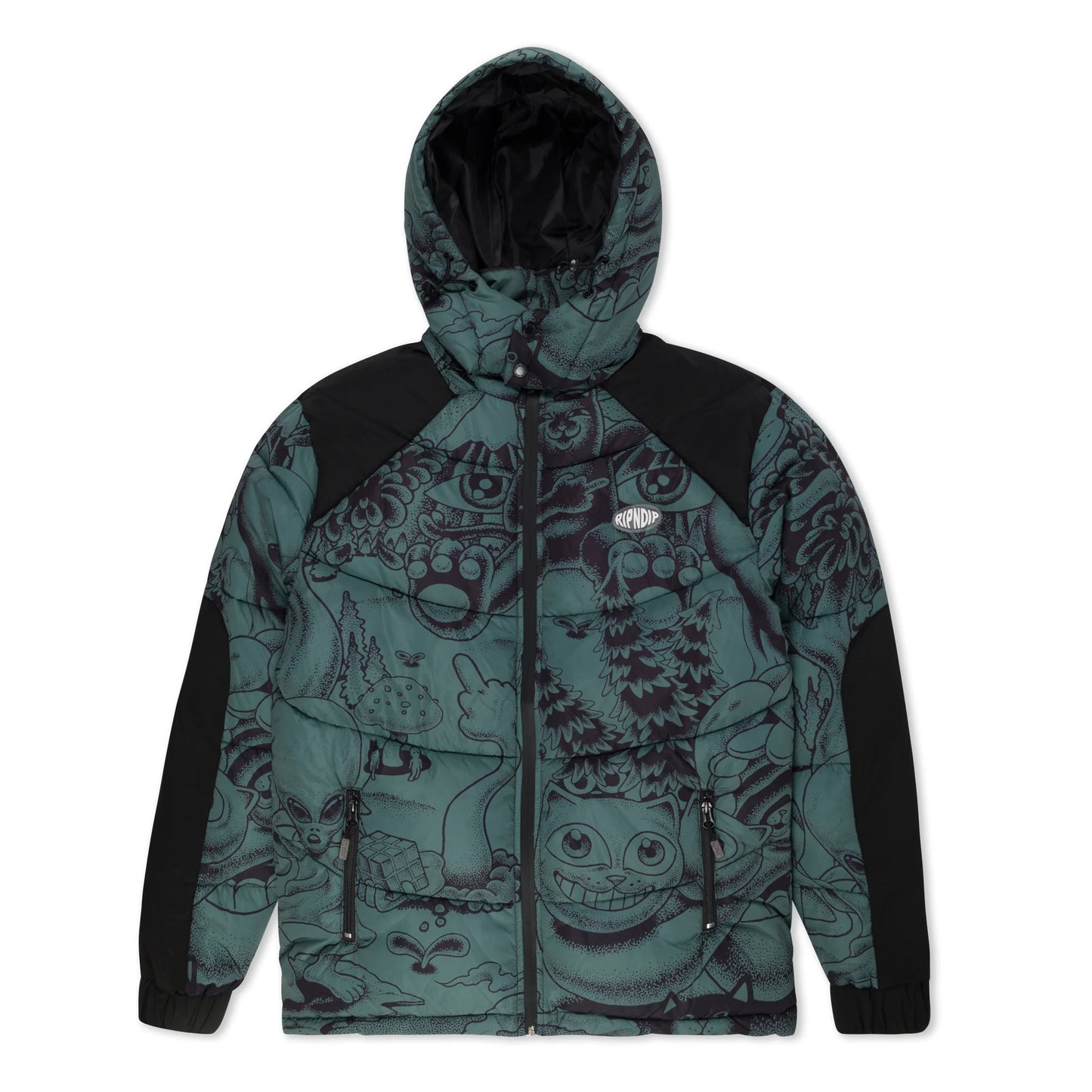 JACKET SNOWBOARD  “DARK TWISTED FANTASY” (VERDE OSCURO)