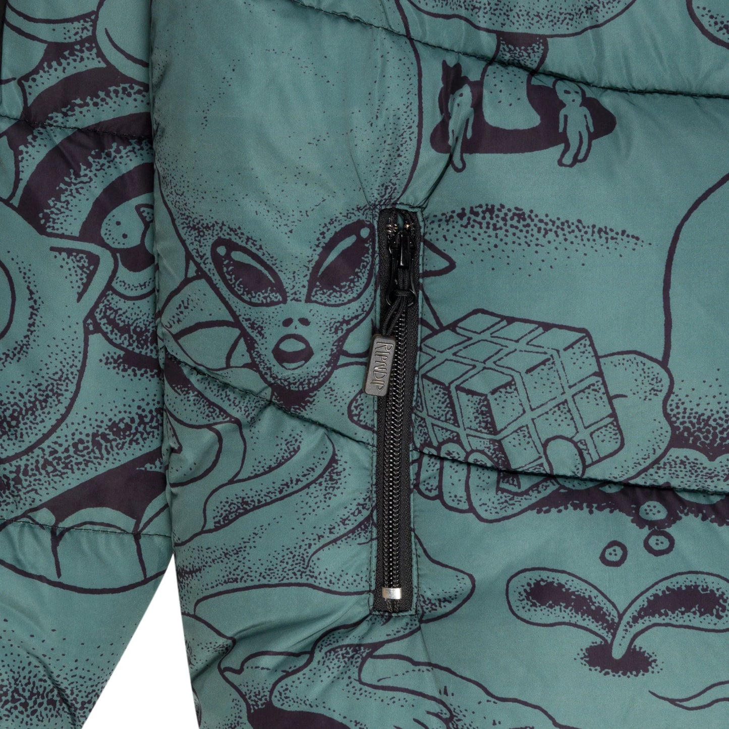 JACKET SNOWBOARD  “DARK TWISTED FANTASY” (VERDE OSCURO)
