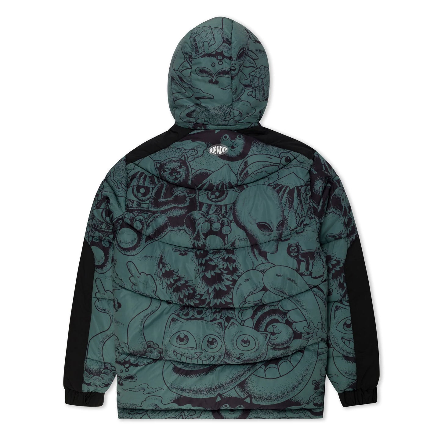 JACKET SNOWBOARD  “DARK TWISTED FANTASY” (VERDE OSCURO)